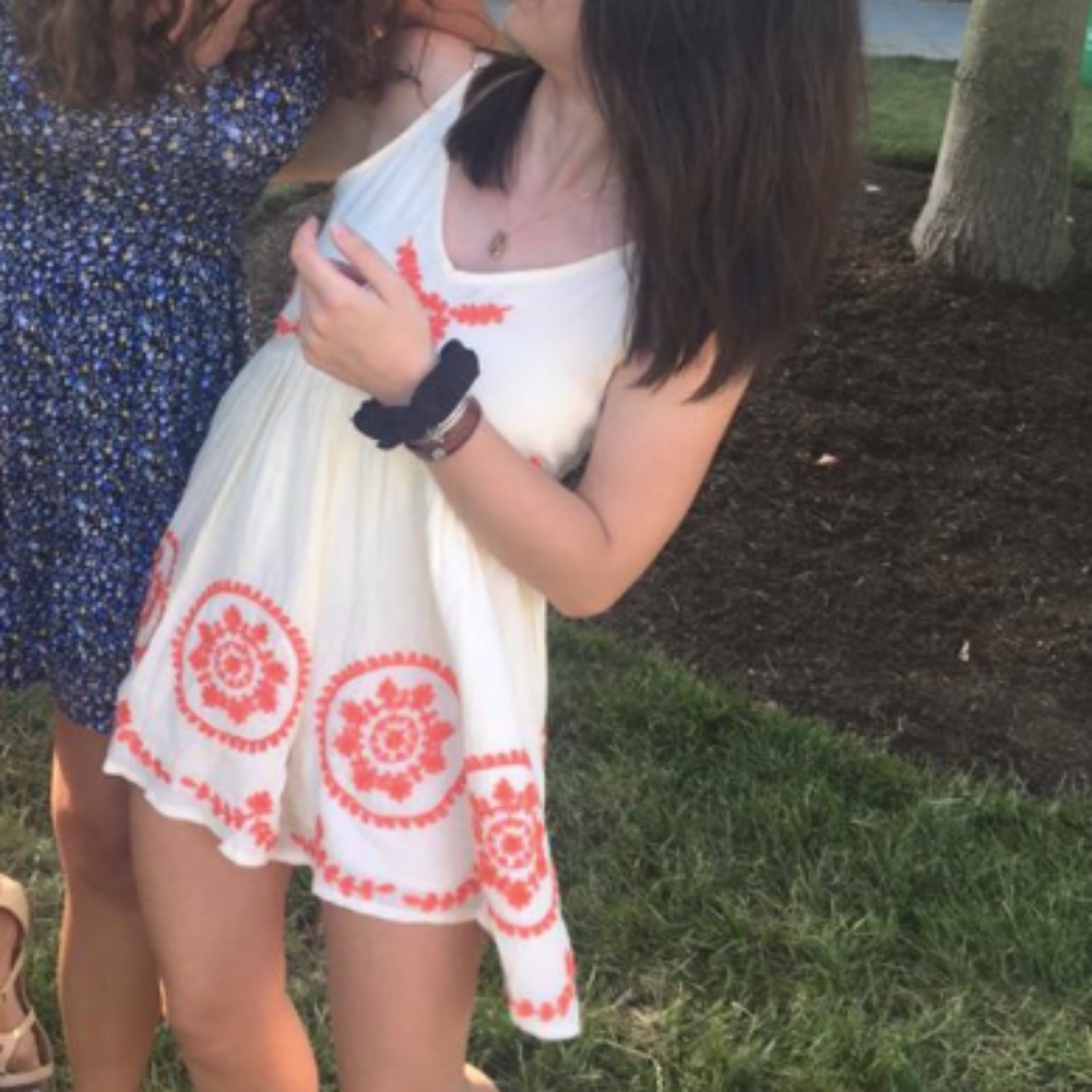 Embroidered Romper